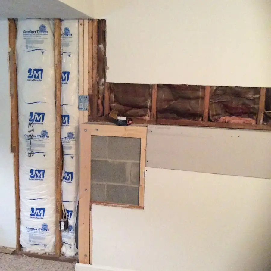 Wall insulation replacement during Structural Drying in East Pasadena